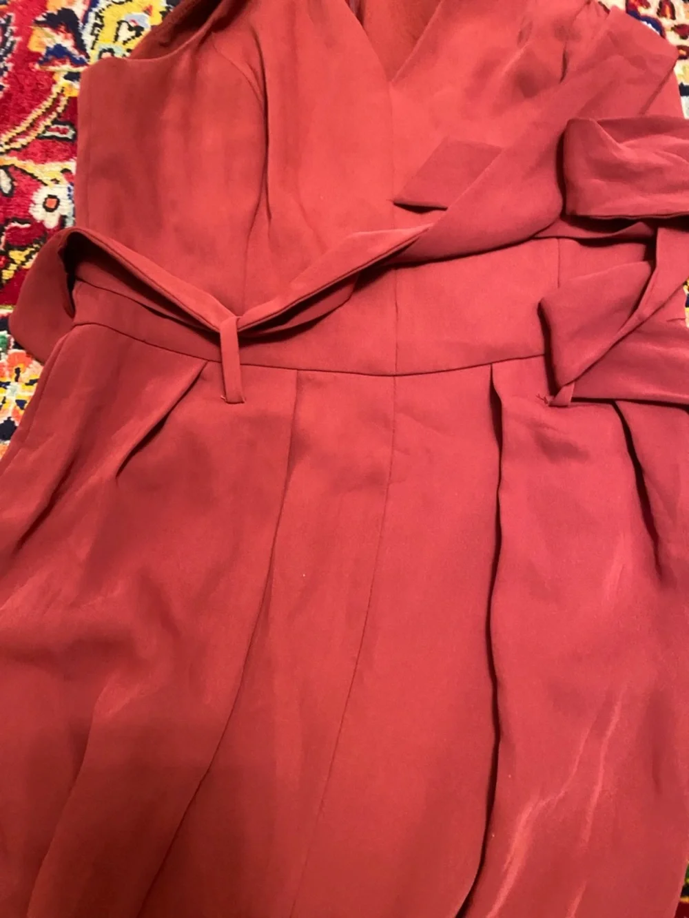 Antonio Melani Wide Leg V-Neck Jumpsuit Size 4